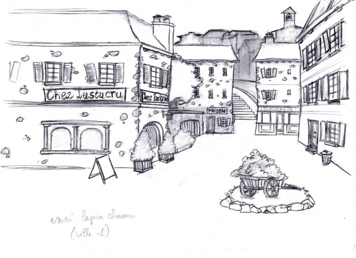 La Place Lustucru côté auberge