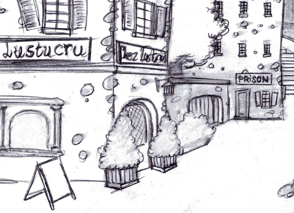 La Place Lustucru côté auberge