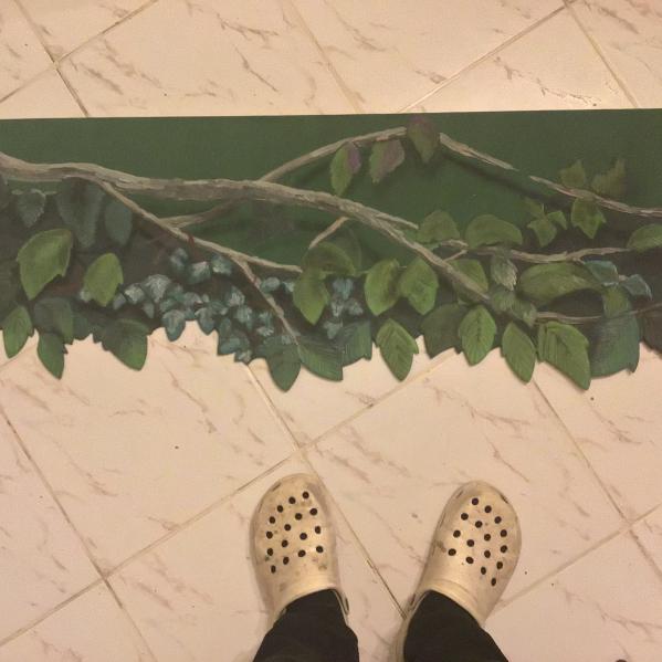 Frise forêt 3 (avec les mêmes pieds)