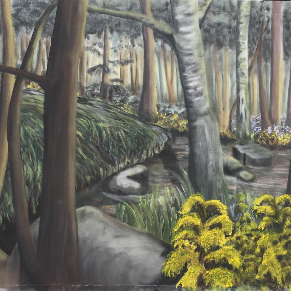 Forêt castelet de salon