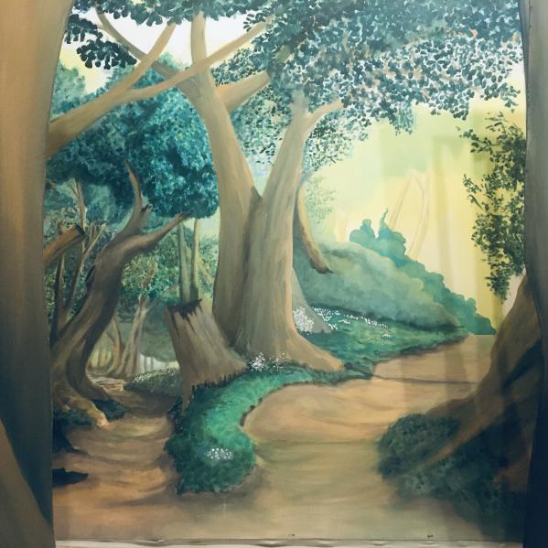 Forêt avec portants Alexandre